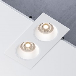 Светильник встраиваемый GU10 белый 15700/02 Elektrostandard