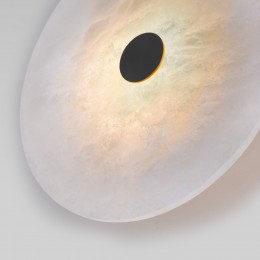 Светодиодный светильник с мраморным рассеивателем 40341 LED черный Eurosvet