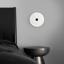 Светодиодный светильник с мраморным рассеивателем 40341 LED черный Eurosvet