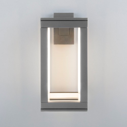 Уличный настенный светодиодный светильник Frame LED IP54 1527 TECHNO LED серый Elektrostandard