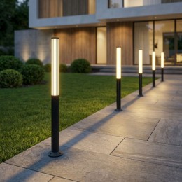 Уличный светодиодный светильник  Peak 3000K черный IP54 35196/F черный Elektrostandard