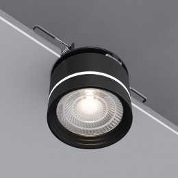 Встраиваемый светодиодный светильник 8W 4200K чёрный 25035/LED Elektrostandard