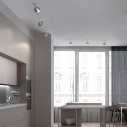 Встраиваемый светодиодный светильник Ball 8W 4200K серебро 9925 LED Elektrostandard