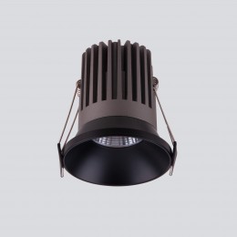 Встраиваемый точечный светодиодный светильник 25026/LED 7W 4200K BK черный Elektrostandard
