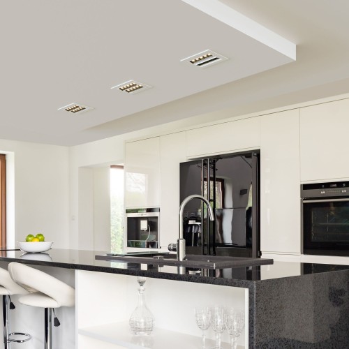 Встраиваемый точечный светодиодный светильник 9923 LED 20W 4200K белый/черный Elektrostandard