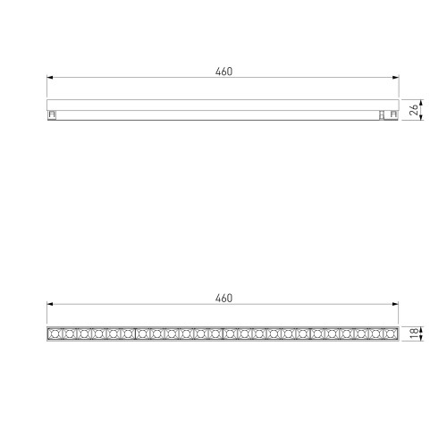 Brass Line Трековый светильник 20W 4000K латунь 85529/01 Elektrostandard