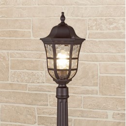 Уличный светильник на столбе Dorado F кофейное золото IP44 GL 1013F Elektrostandard