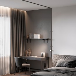 Mini Magnetic Шинопровод накладной Round черный 2м 85165/00 Elektrostandard