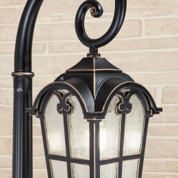 Mira F черное золото уличный светильник на столбе IP33 GL 1001F Elektrostandard