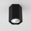 Накладной светодиодный светильник 7W 4200K черный матовый/серебро 25036/LED Elektrostandard
