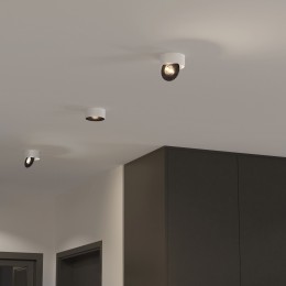 Накладной светодиодный светильник Glide 25100/LED 8W 4200K белый/чёрный Elektrostandard