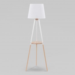 Напольный светильник с тканевым абажуром 698 Vaio White TK Lighting