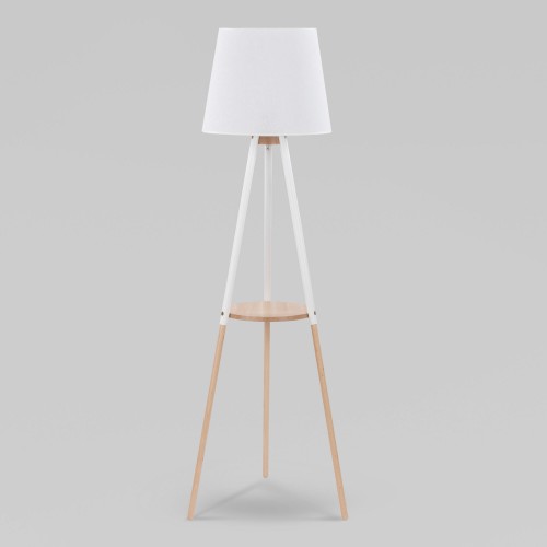 Напольный светильник с тканевым абажуром 698 Vaio White TK Lighting