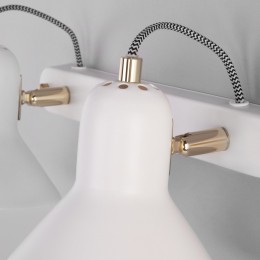 Настенный светильник с поворотными плафонами 20083/3 белый/золото Eurosvet