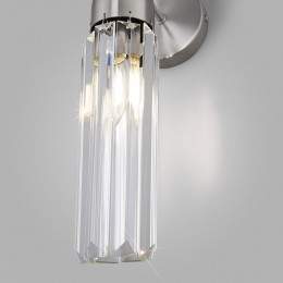 Настенный светильник с хрусталем 60163/1 никель Eurosvet