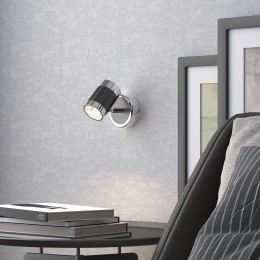 Настенный светильник с металлическим плафоном 20058/1 черный Eurosvet