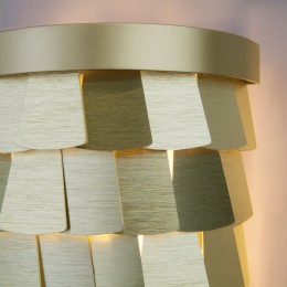 Настенный светильник с металлическим плафоном 317  шампань Bogate's