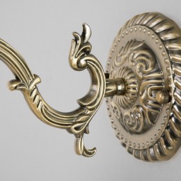 Настенный светильник со стеклянным плафоном 60106/1 античная бронза Eurosvet