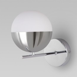 НАСТЕННЫЙ СВЕТИЛЬНИК СО СТЕКЛЯННЫМ ПЛАФОНОМ 70129/1 хром Eurosvet