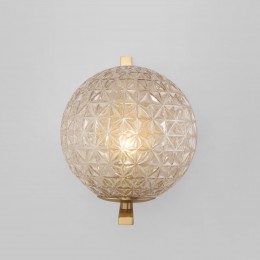 Настенный светильник со стеклянным плафоном 70131/1 латунь Eurosvet