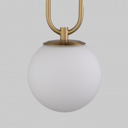 НАСТЕННЫЙ СВЕТИЛЬНИК СО СТЕКЛЯННЫМ ПЛАФОНОМ 70143 черный Eurosvet