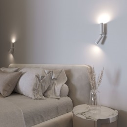 Настенный светодиодный светильник в стиле лофт 40020/1 LED белый Eurosvet