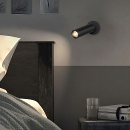 Настенный светодиодный светильник в стиле минимализм 20133/1 LED черный Eurosvet