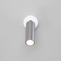 Настенный светодиодный светильник в стиле минимализм 20133/1 LED серебро Eurosvet