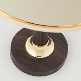 Настольный светильник с тканевым абажуром 60019/1 венге Eurosvet