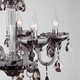 Подвесная люстра с хрусталем 309/5 хром Bogate's
