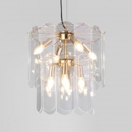 Подвесная люстра со стеклянными плафонами 60170/8 золото Eurosvet