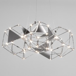 Подвесная светодиодная люстра 90369/5 черный жемчуг Eurosvet