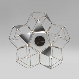 Подвесная светодиодная люстра 90369/5 черный жемчуг Eurosvet