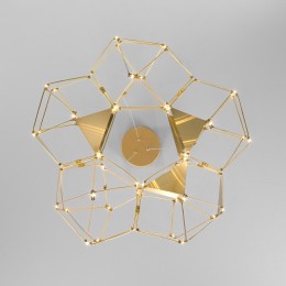 Подвесная светодиодная люстра 90369/5 медь Eurosvet