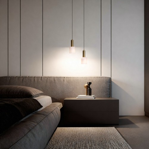 Подвесной светильник из алебастра 304055 алебастр / латунь Eurosvet