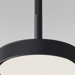 Подвесной светильник Plate 14W 4000K черный 50260 LED Elektrostandard