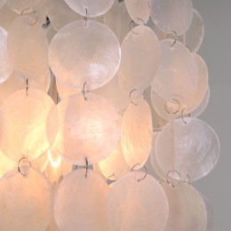 Подвесной светильник с перламутром 60185/1 хром/перлаиутр Eurosvet