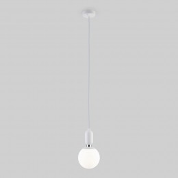 Подвесной светильник со стеклянным плафоном 50151/1 белый Eurosvet