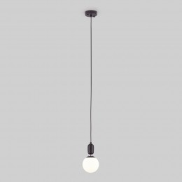 Подвесной светильник со стеклянным плафоном 50151/1 черный Eurosvet