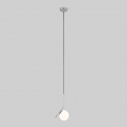 Подвесной светильник со стеклянным плафоном 50159/1 хром Eurosvet