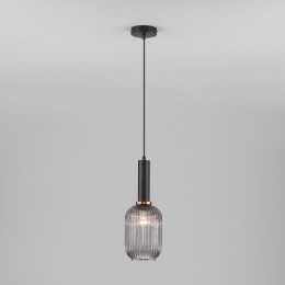 Подвесной светильник со стеклянным плафоном 50181/1 дымчатый Eurosvet