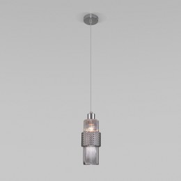 Подвесной светильник со стеклянным плафоном 50209/1 хром Eurosvet