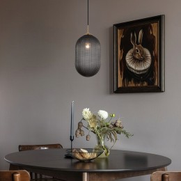 Подвесной светильник со стеклянным плафоном 50261/1 темно-серый Eurosvet