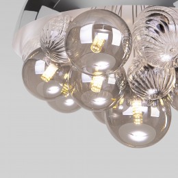 Подвесной светильник со стеклянными плафонами 30178 хром Eurosvet