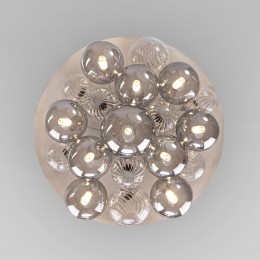 Подвесной светильник со стеклянными плафонами 30178 хром Eurosvet