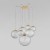 Подвесной светильник со стеклянными плафонами 4608 Cadix Gold TK Lighting Подвесной светильник со стеклянными плафонами 4608 Cadix Gold TK Lighting