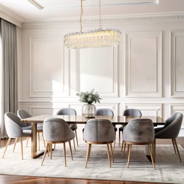 Подвесной светодиодный светильник с хрусталем 423/1 Bogate's