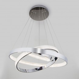 Подвесной светодиодный светильник с регулировкой цветовой температуры и яркости 90176/3 хром Eurosvet