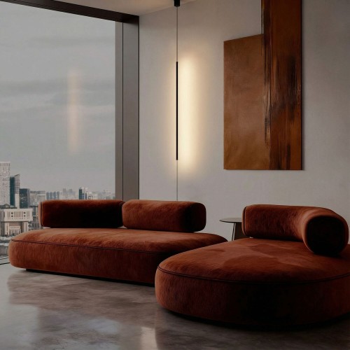 Подвесной светодиодный светильник с утяжелителем 604051 LED 3000К черный Eurosvet