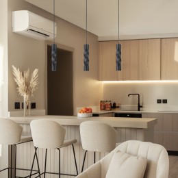 Подвесной светодиодный светильник в стиле лофт 50136/1 LED черный Eurosvet